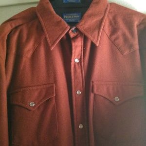 Pendleton snap-front western canyon shirt xl